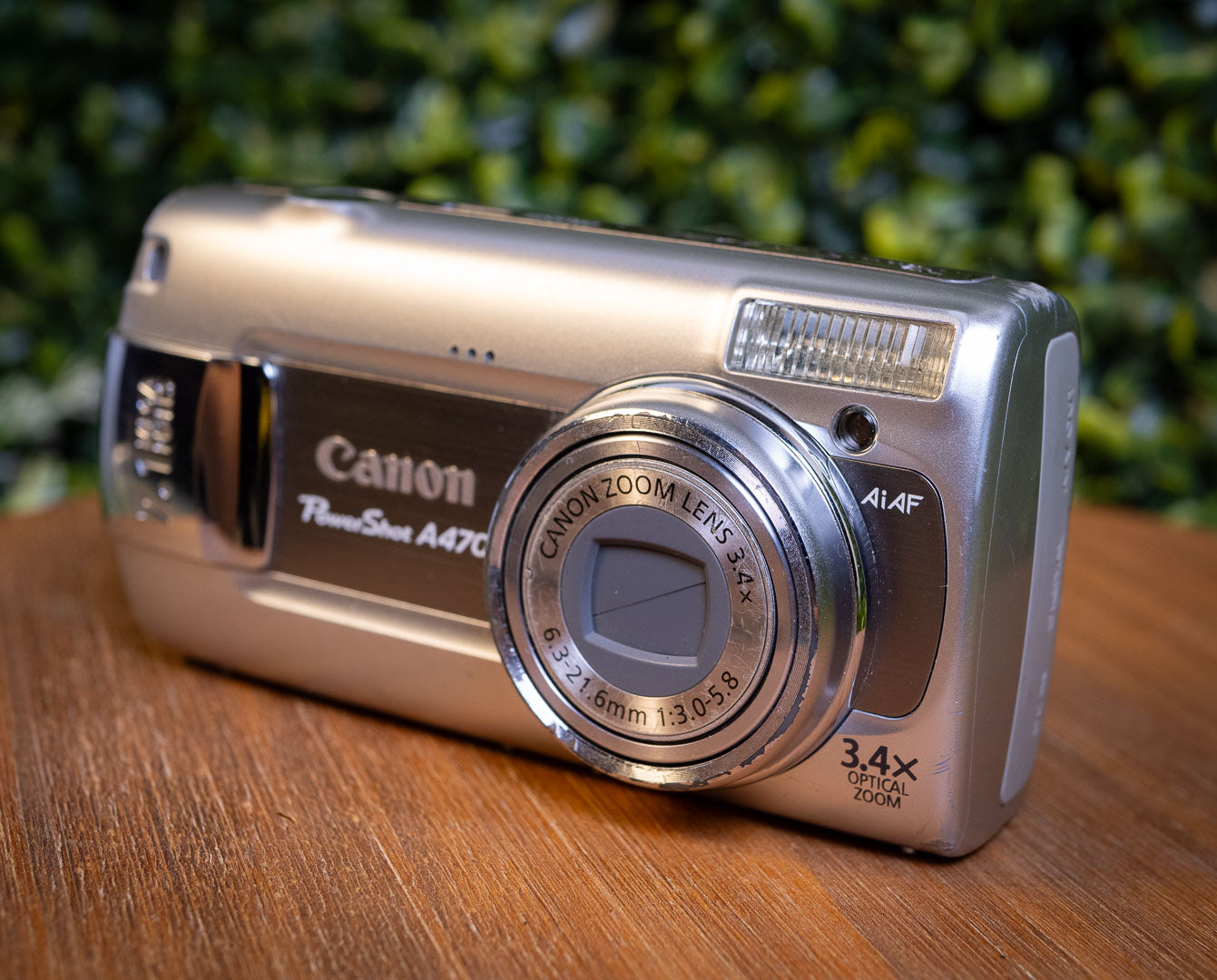 Canon PowerShot A470 - 7.1 Mega Pixel, 3.4X Zoom Compact Camera - Silver (Pre-Owned)