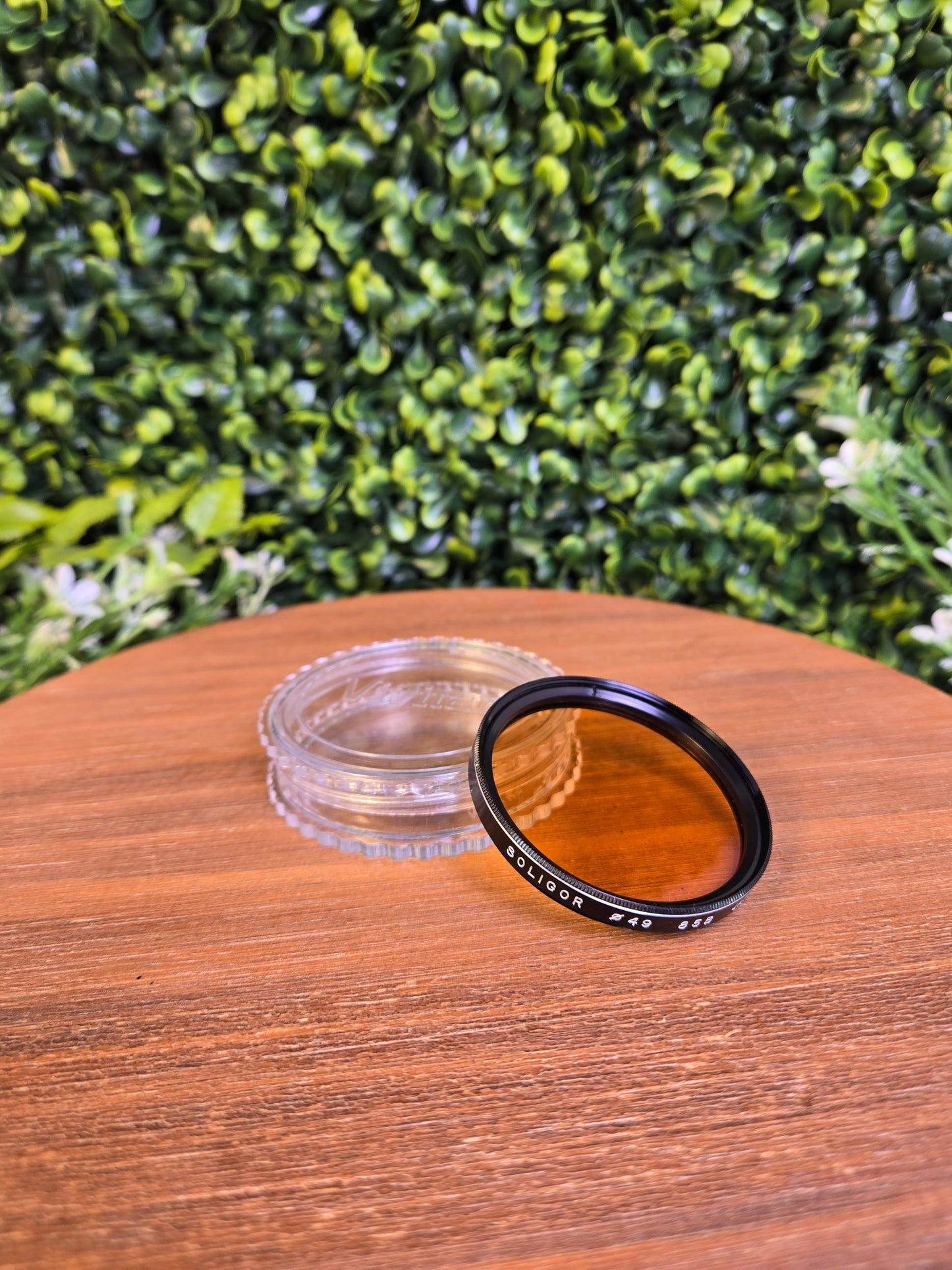 Soligor 49mm 85B Orange Lens Filter W/ Case - Pre-owned