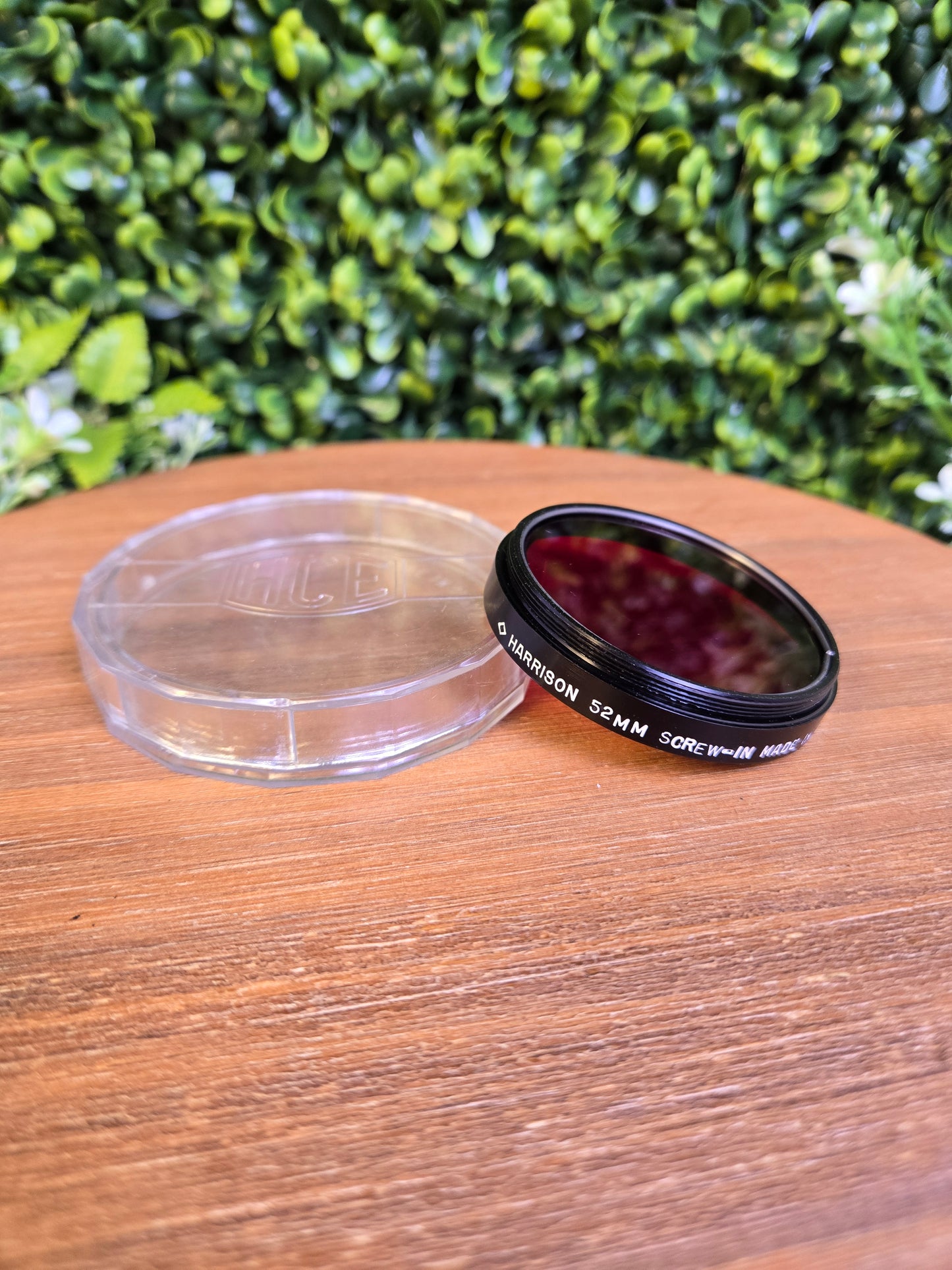 Harrison 52mm Red Screw-in Lens Filter W/ Plastic Case - Pre-owned